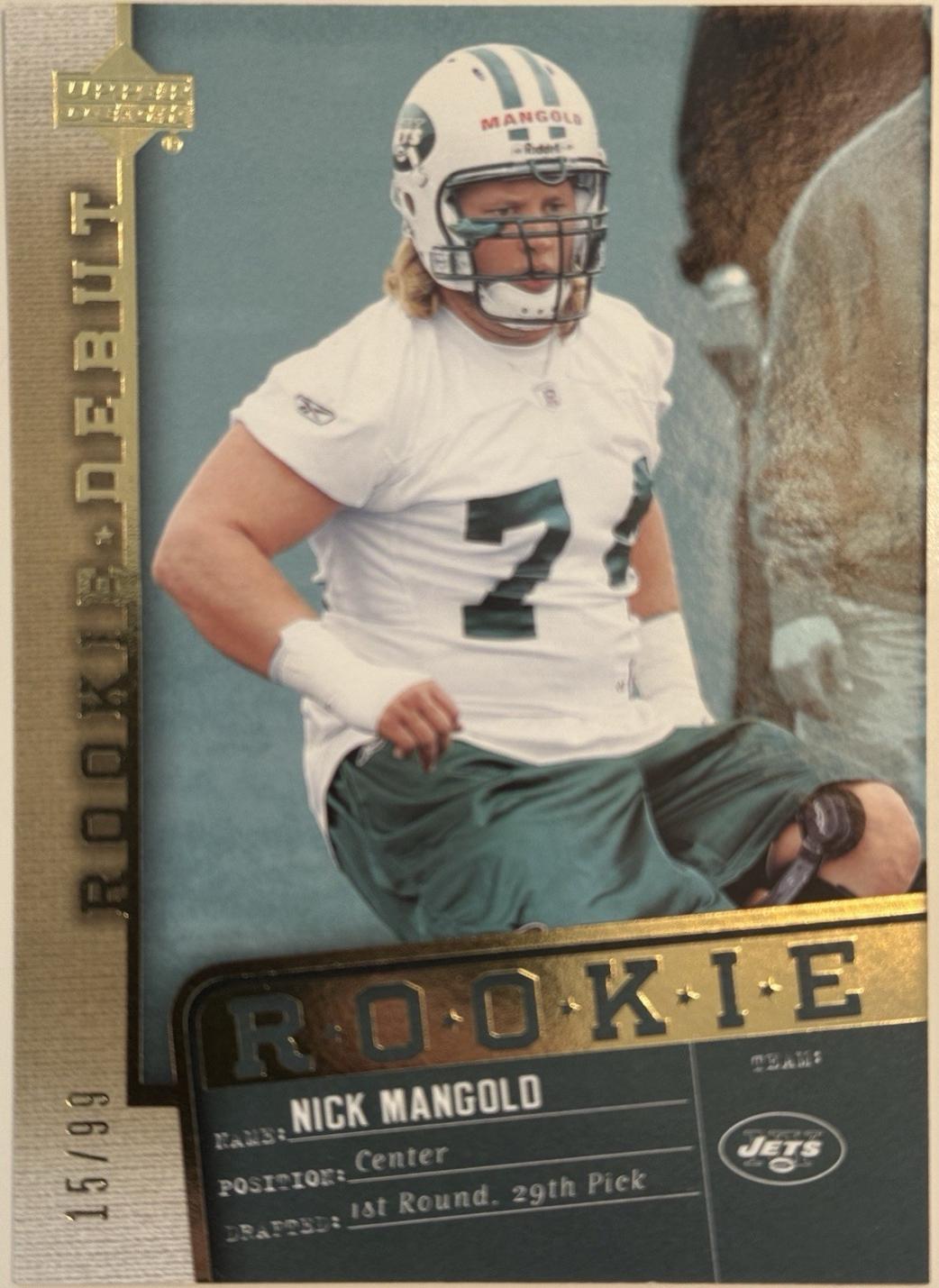 Nick Mangold [Gold] #165