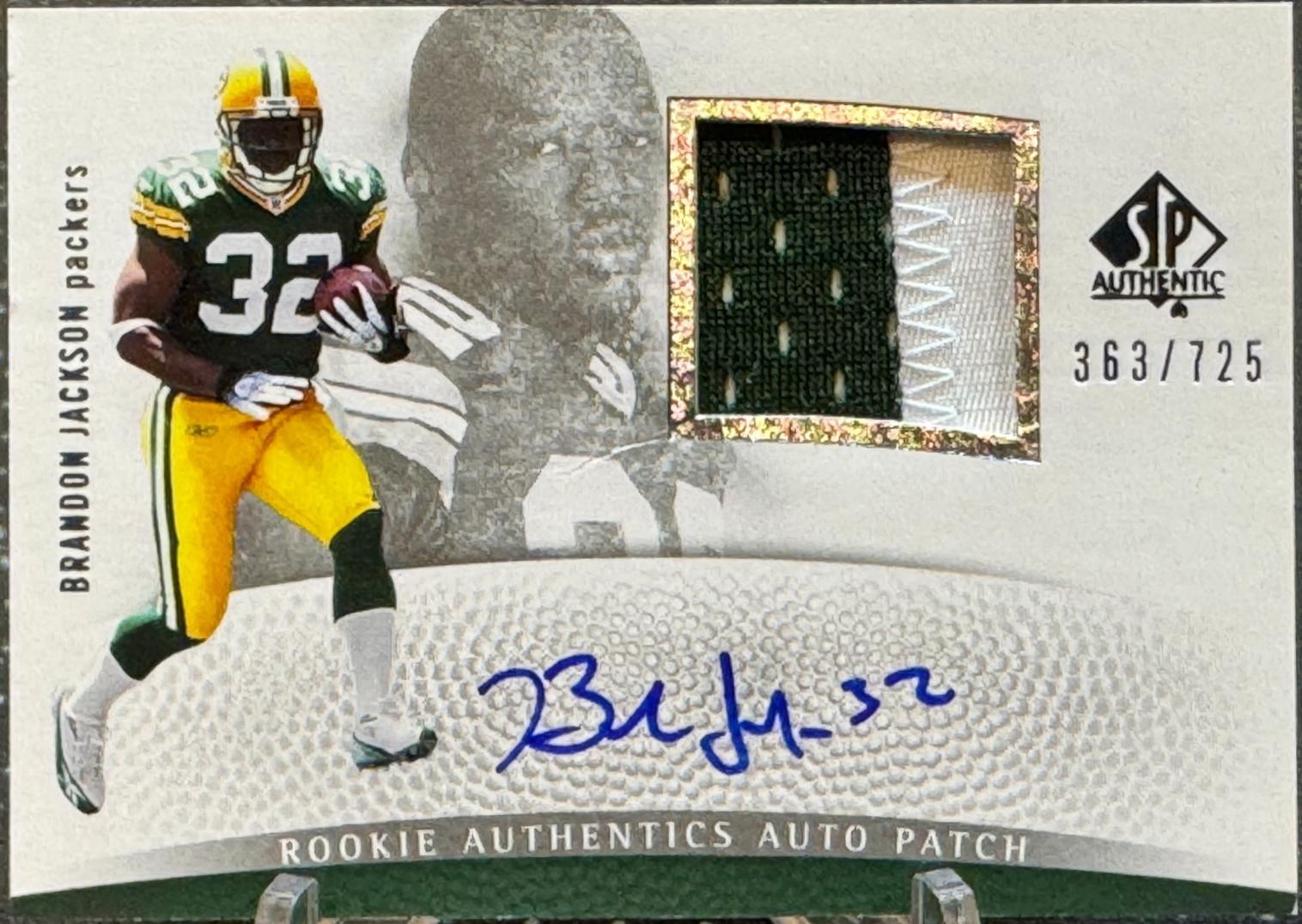 Brandon Jackson [Signed Patch] #268