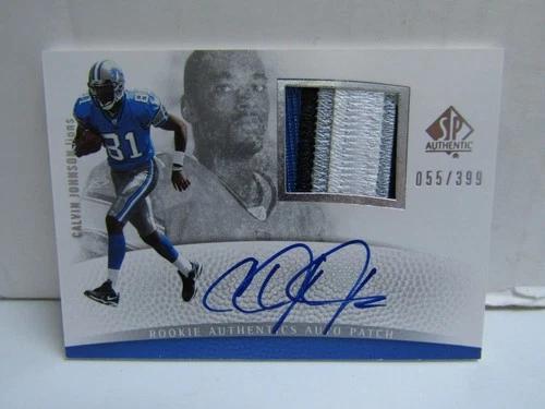 Calvin Johnson [Signed Patch] #291