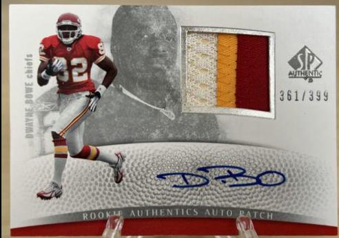 Dwayne Bowe [Signed Patch] #294