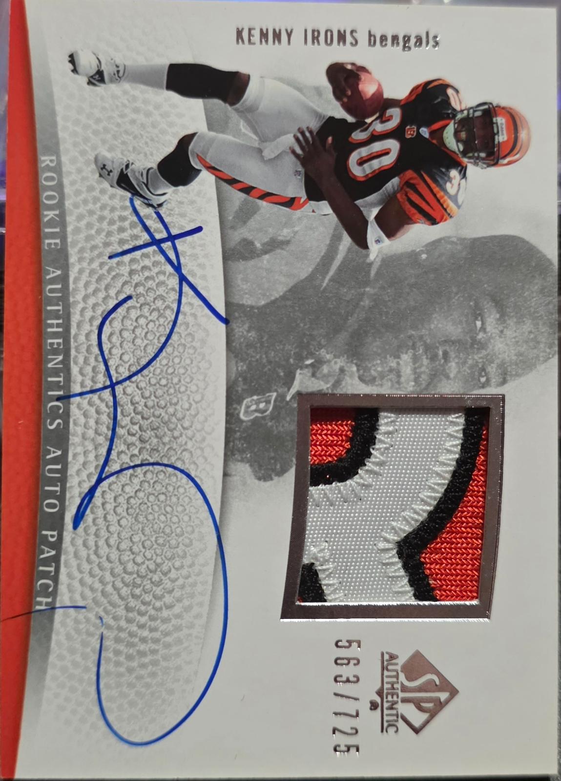 Kenny Irons [Signed Patch] #279