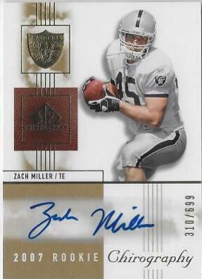 Zach Miller [Autograph] #138