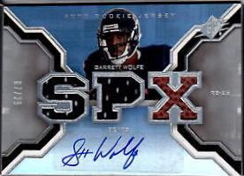Garrett Wolfe [Signed Jersey Gold Holofoil] #210