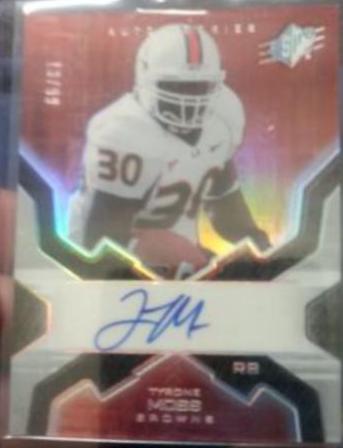 Tyrone Moss [Autograph Silver Holofoil] #166