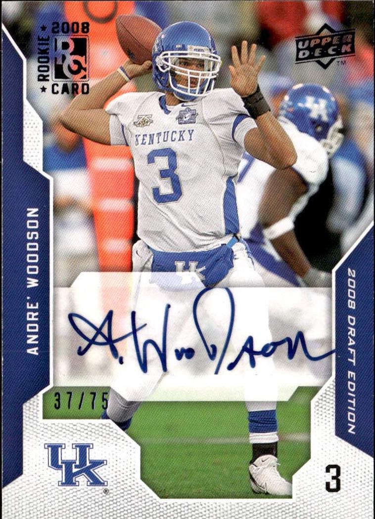 Andre Woodson [Autograph Blue] #4