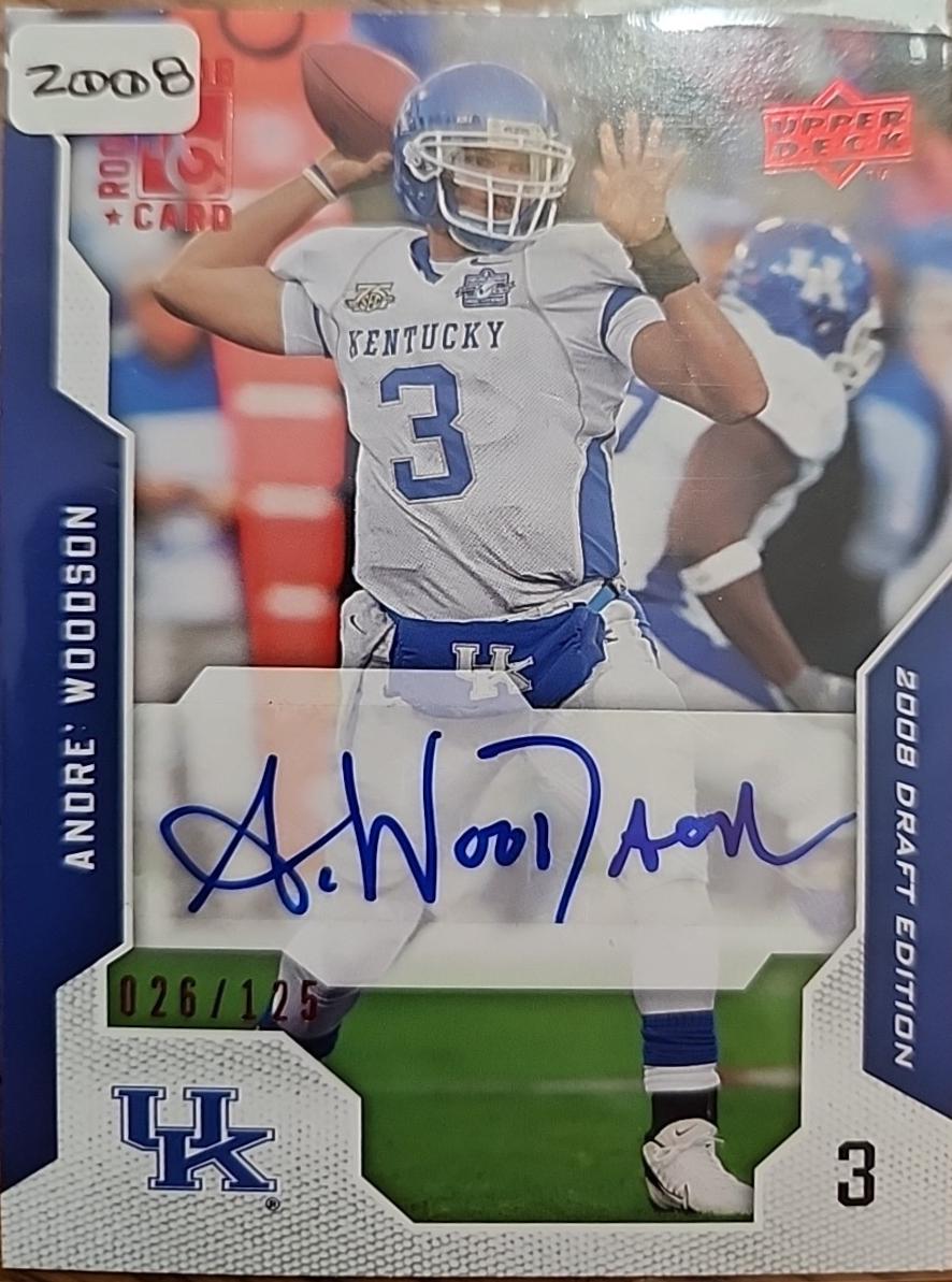 Andre Woodson [Autograph Red] #4