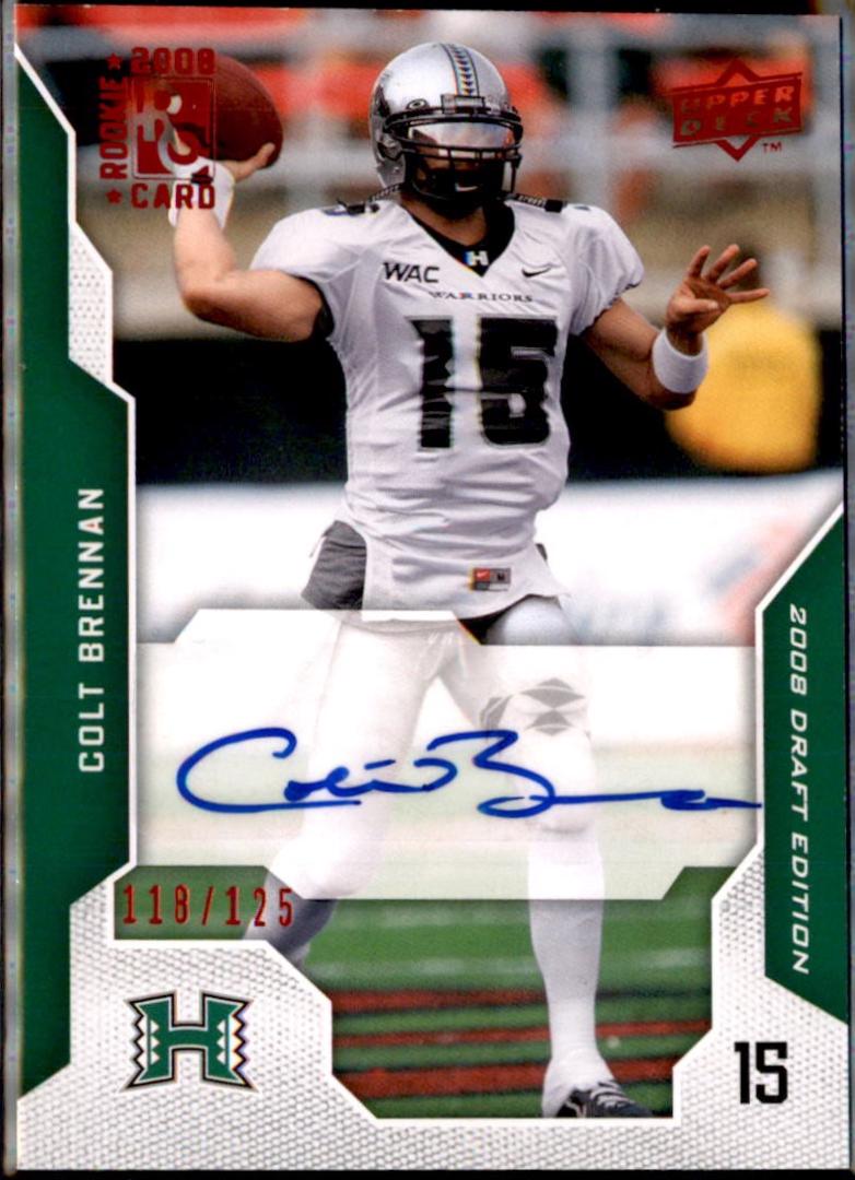 Colt Brennan [Autograph Red] #18