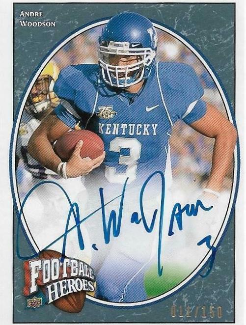 Andre Woodson [Autograph Blue] #106