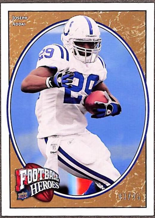 Joseph Addai [Autograph Gold] #50