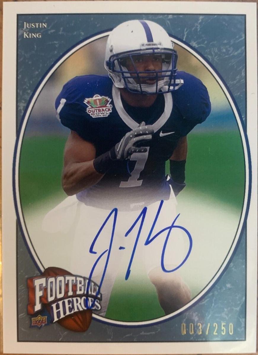 Justin King [Autograph Blue] #173