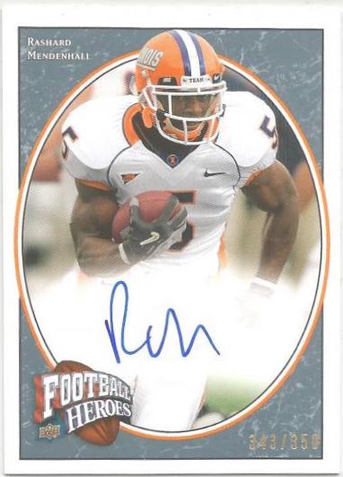Rashard Mendenhall [Autograph Blue] #188