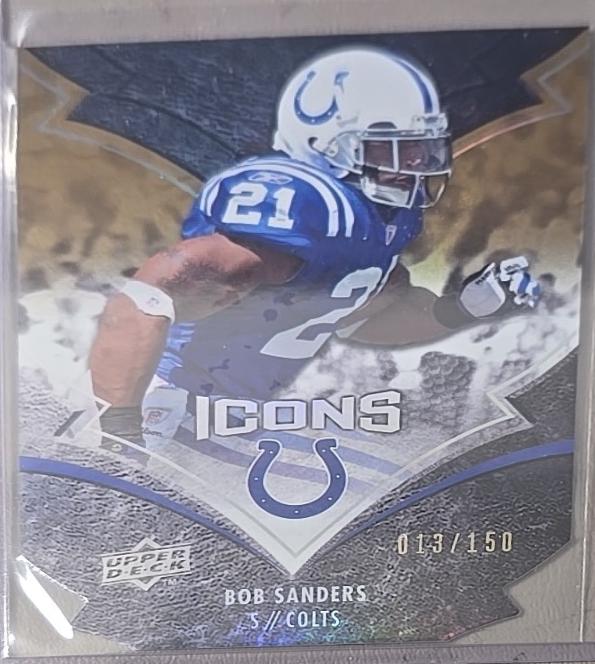 Bob Sanders [Silver Die Cut] #43