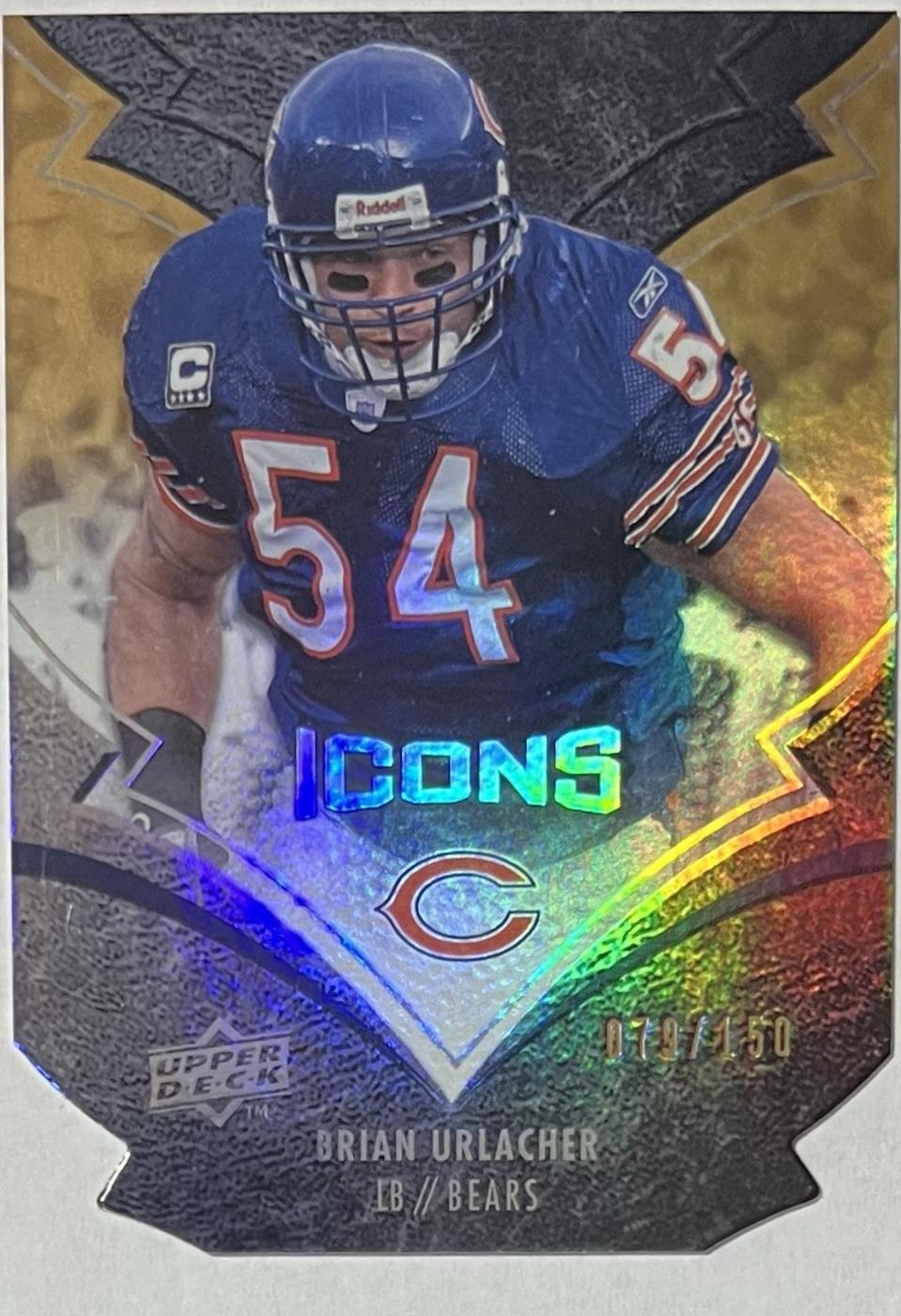 Brian Urlacher [Silver Die Cut] #16