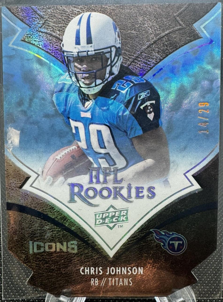Chris Johnson [Blue Die Cut] #116
