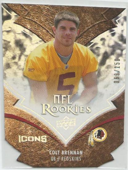 Colt Brennan [Gold Die Cut] #118