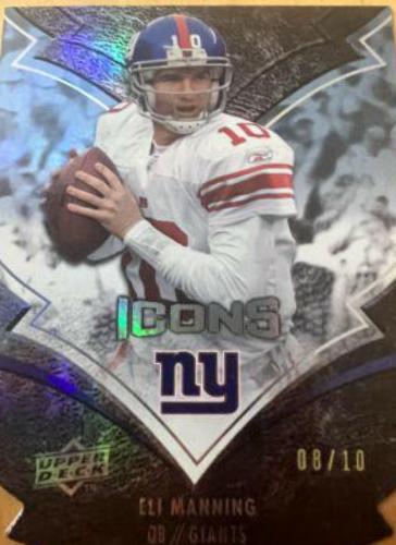 Eli Manning [Blue Die Cut] #65