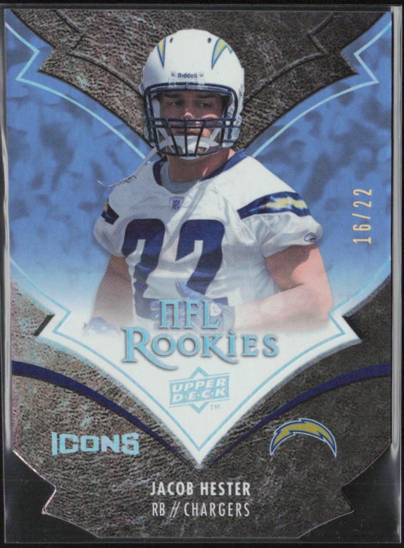 Jacob Hester [Blue Die Cut] #139