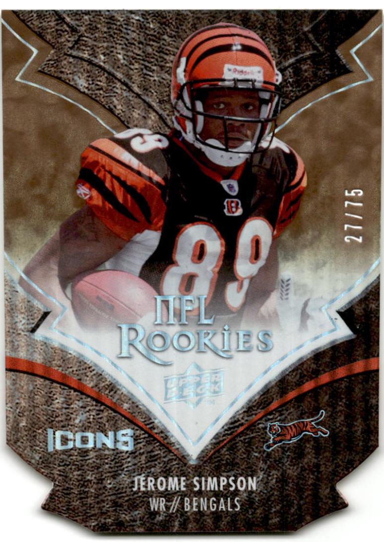 Jerome Simpson [Gold Die Cut] #128