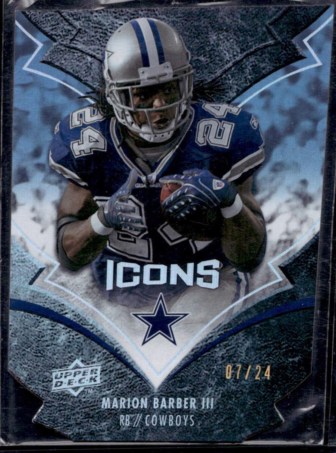 Marion Barber III [Blue Die Cut] #27