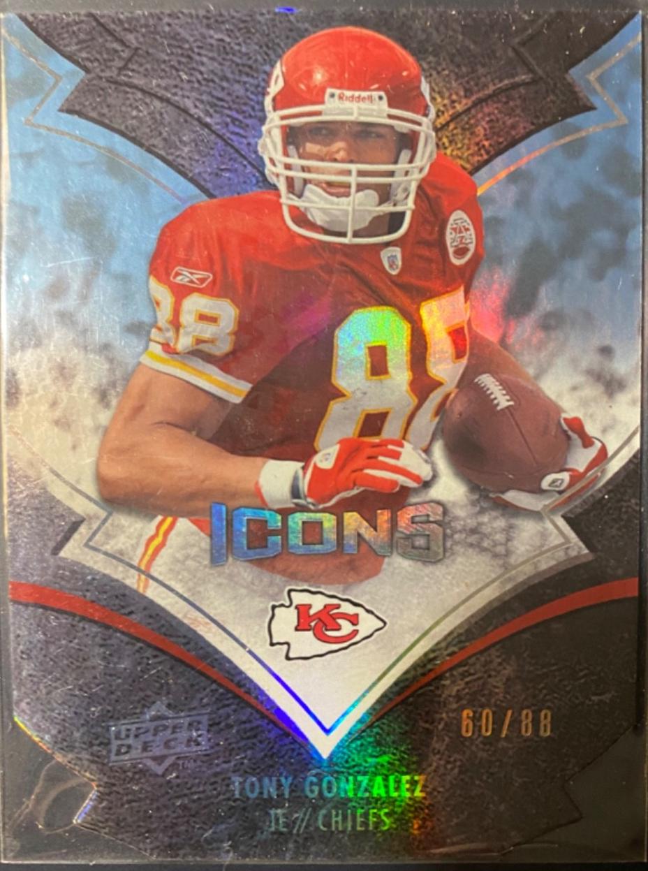 Tony Gonzalez [Blue Die Cut] #48