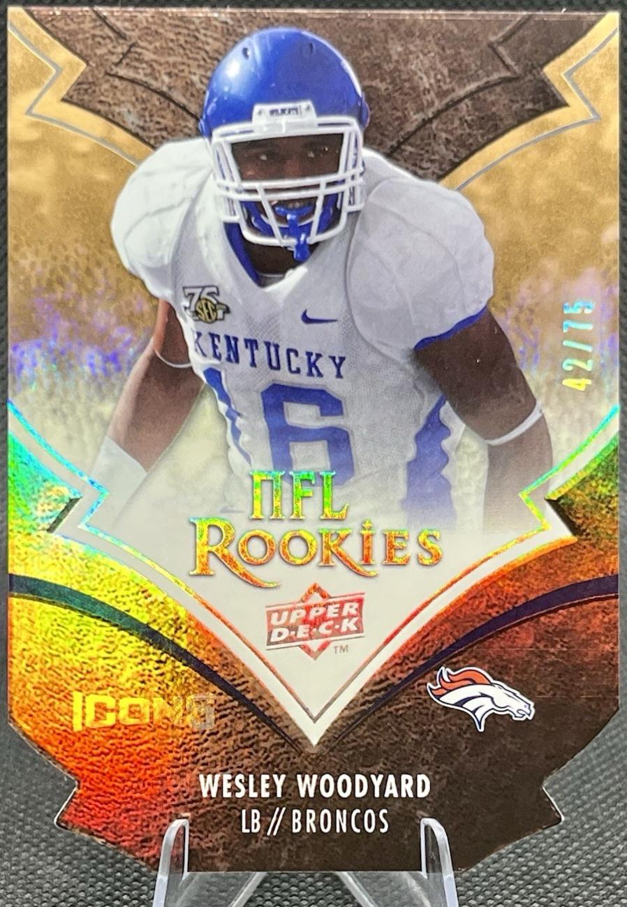 Wesley Woodyard [Blue Die Cut] #249