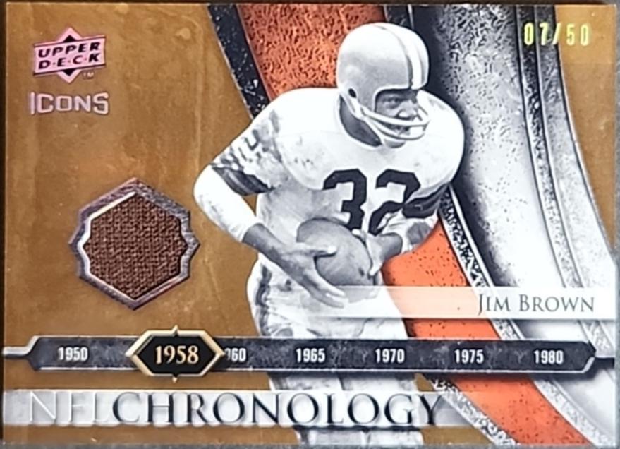 Jim Brown [Gold Jersey] #CHR2