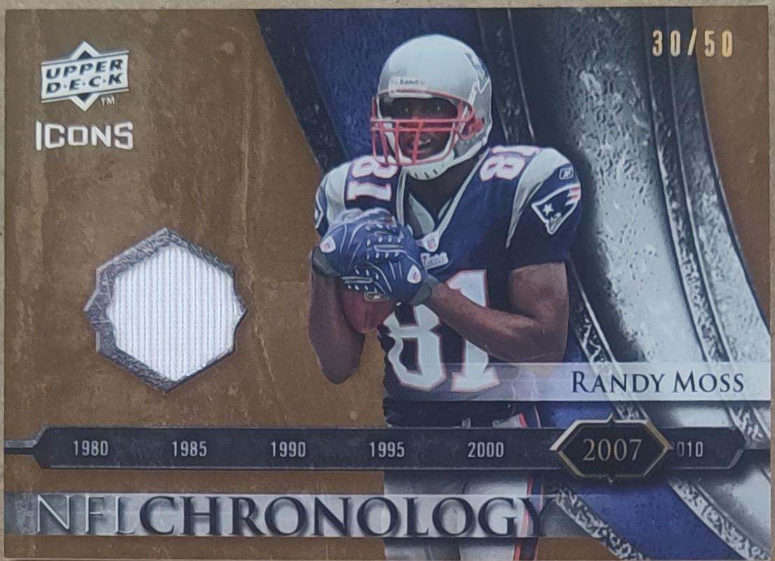Randy Moss [Gold Jersey] #CHR40