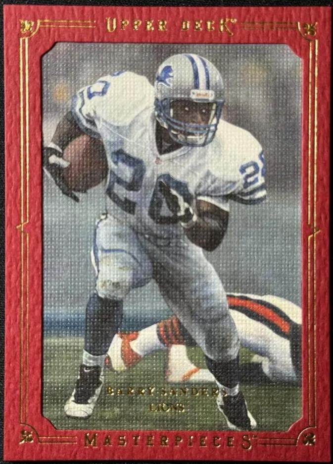 Barry Sanders [Framed Red] #5