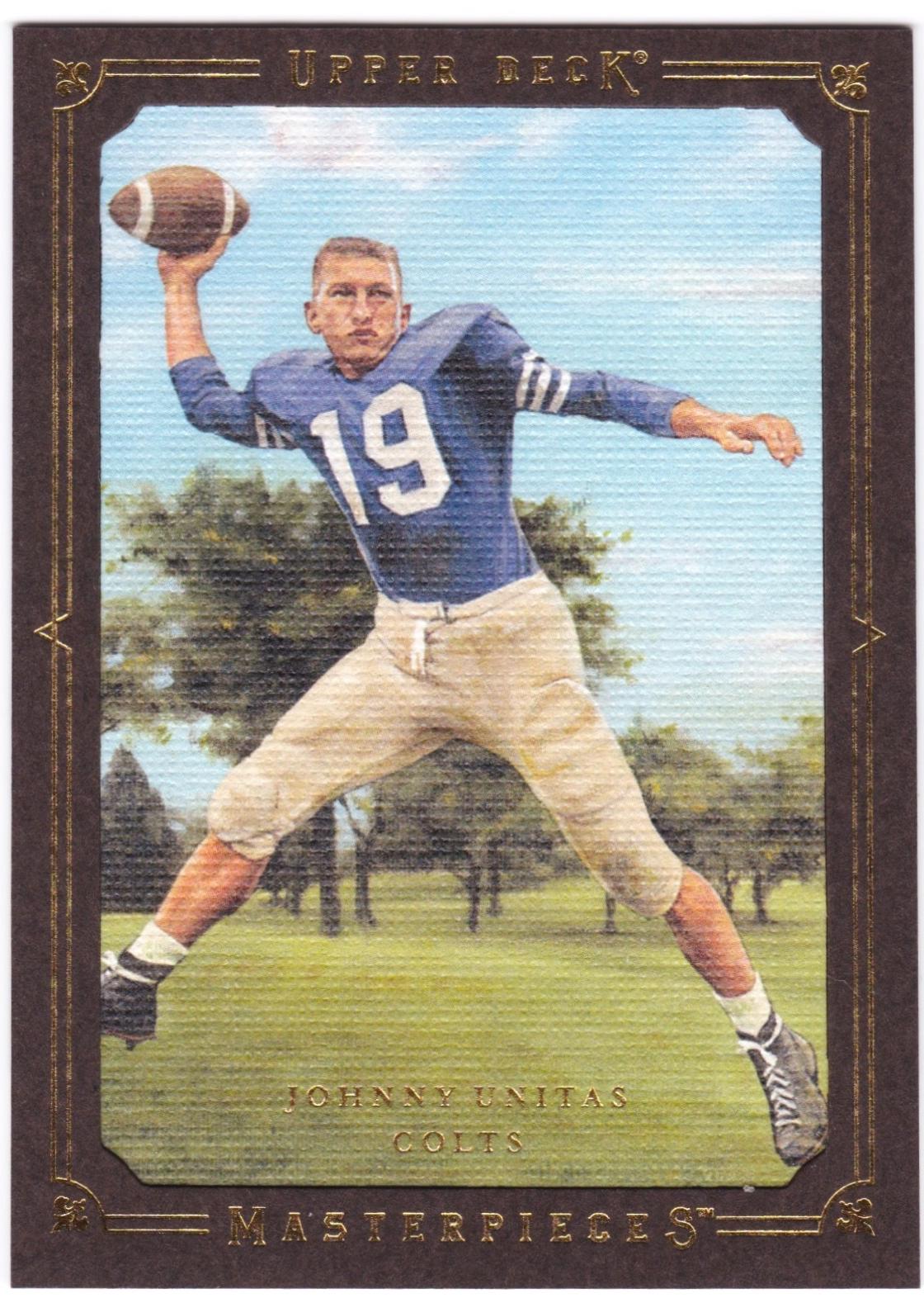 Johnny Unitas [Framed Brown] #50