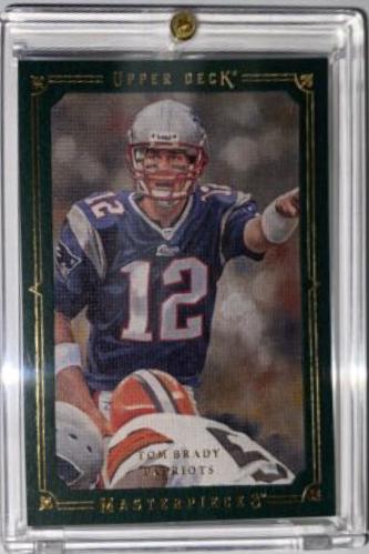 Tom Brady [Framed Green 50] #84