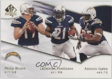 Antonio Gates, LaDainian Tomlinson, Philip Rivers #181