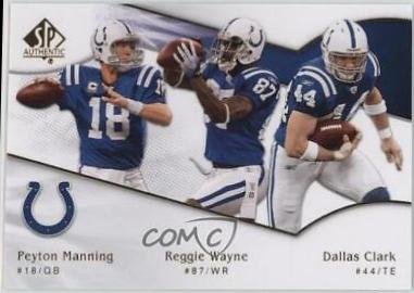 Dallas Clark, Peyton Manning, Reggie Wayne #198