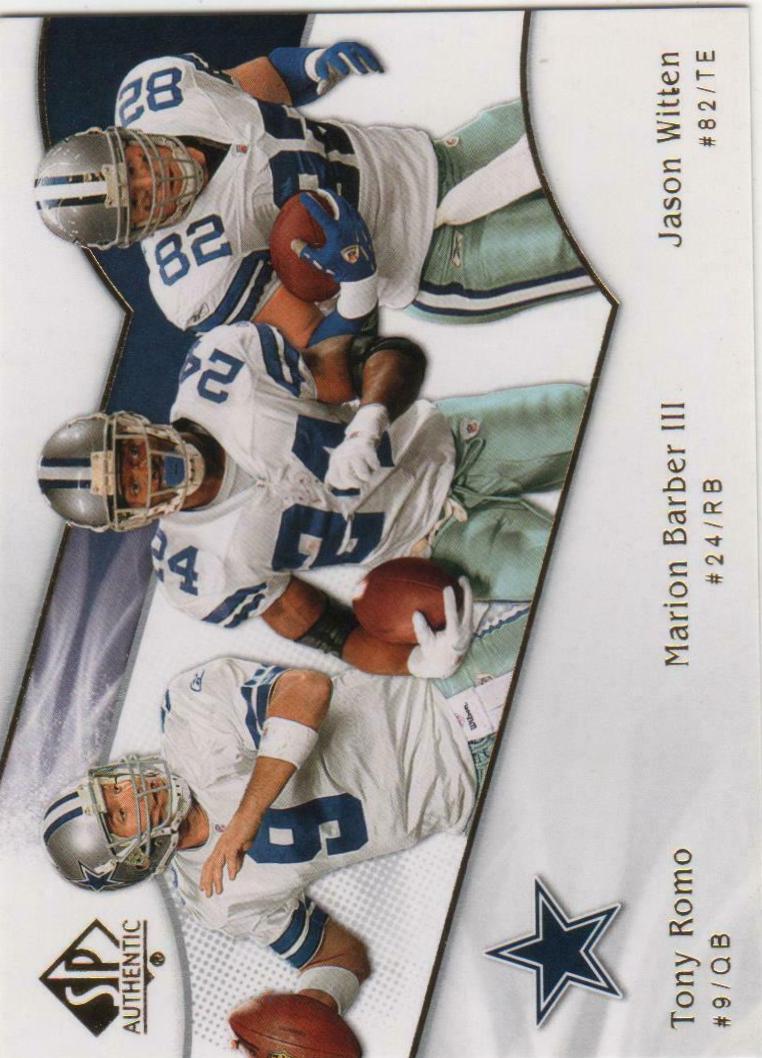 Jason Witten, Marion Barber, Tony Romo #166