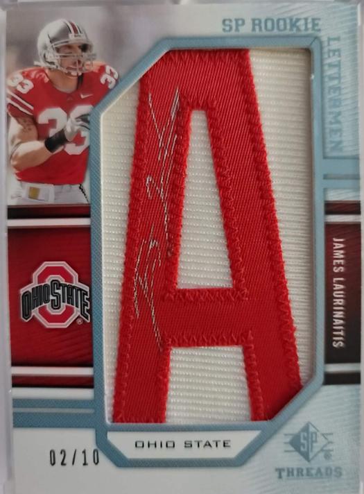 James Laurinaitis [Rookie Lettermen Gold Autograph] #229