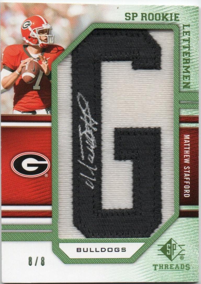 Matthew Stafford [Rookie Lettermen College Autograph] #241