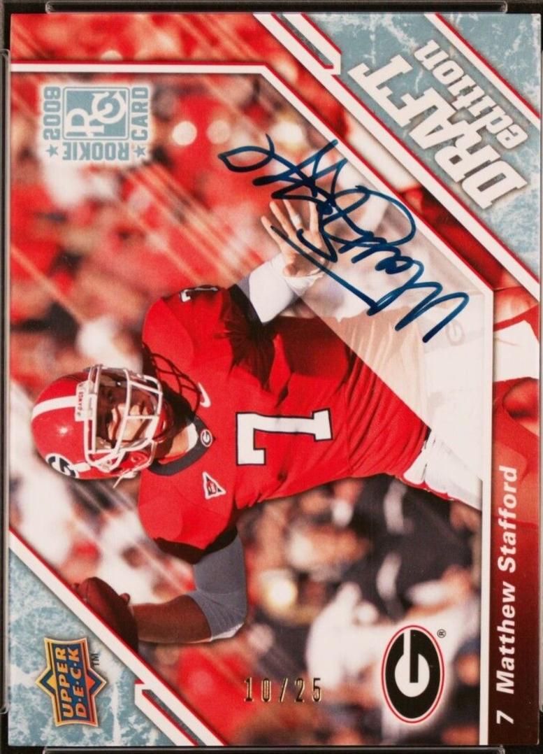 Matthew Stafford [Autograph Blue] #3