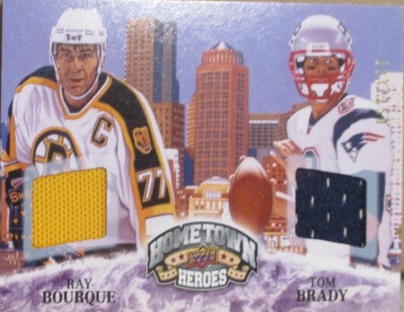 Ray Bourque, Tom Brady [Jerseys Purple] #483