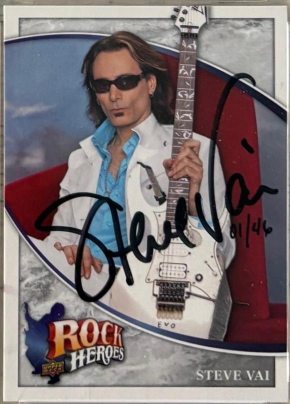 Steve Vai [Rock Heroes Autograph Silver] #378