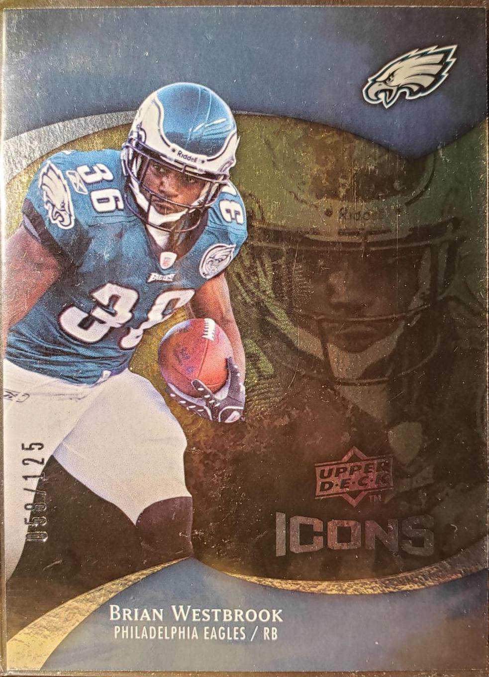 Brian Westbrook Silver Short Print #10