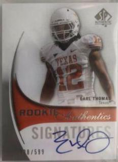 Earl Thomas [Autograph] #139