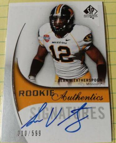 Sean Weatherspoon [Autograph] #143