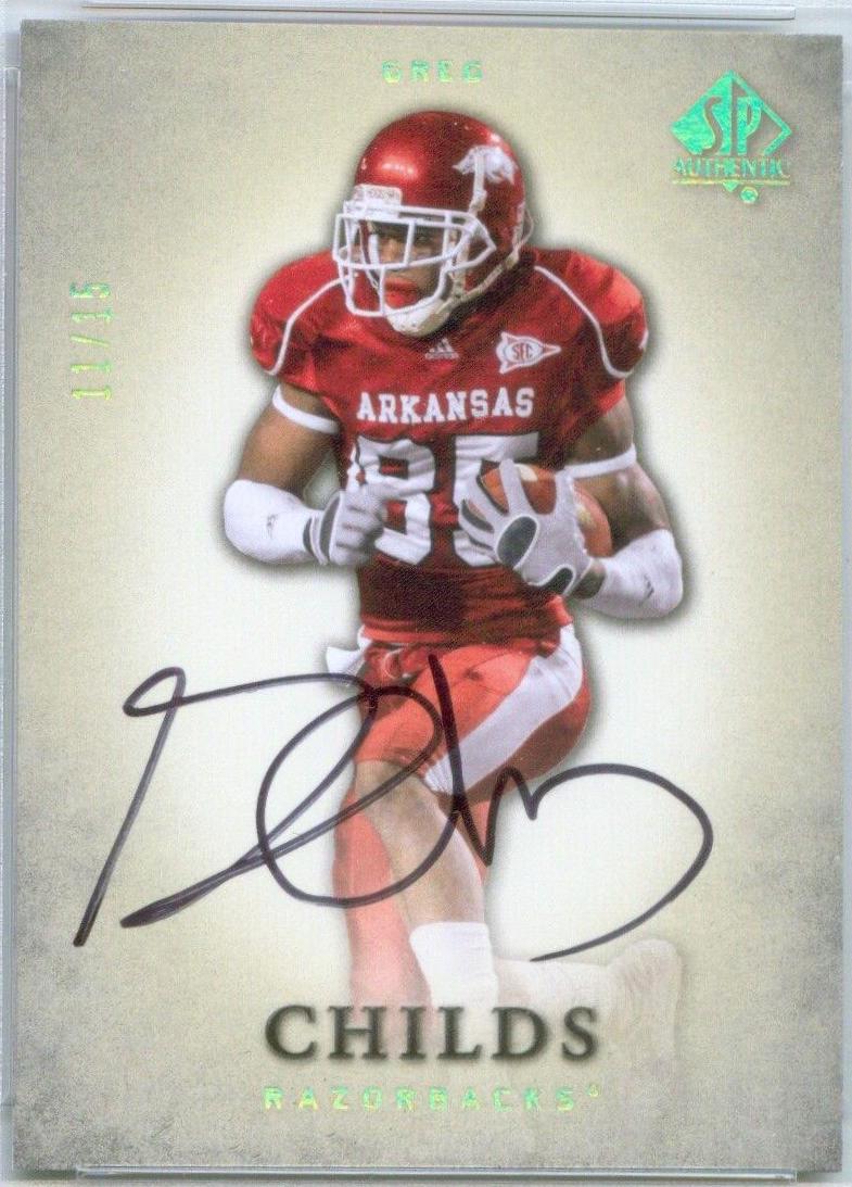 Greg Childs [Autograph Gold] #39