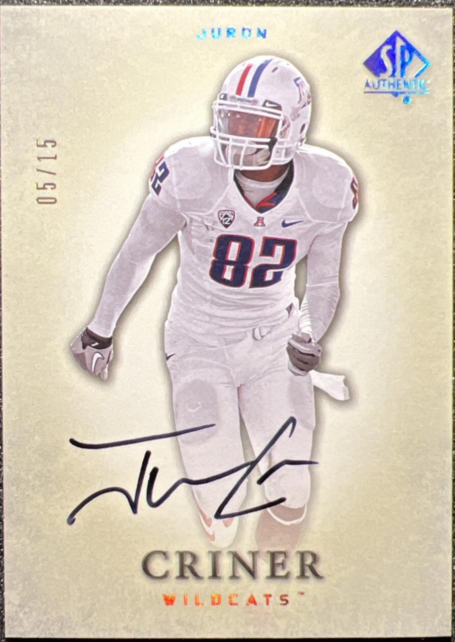 Juron Criner [Autograph Gold] #54