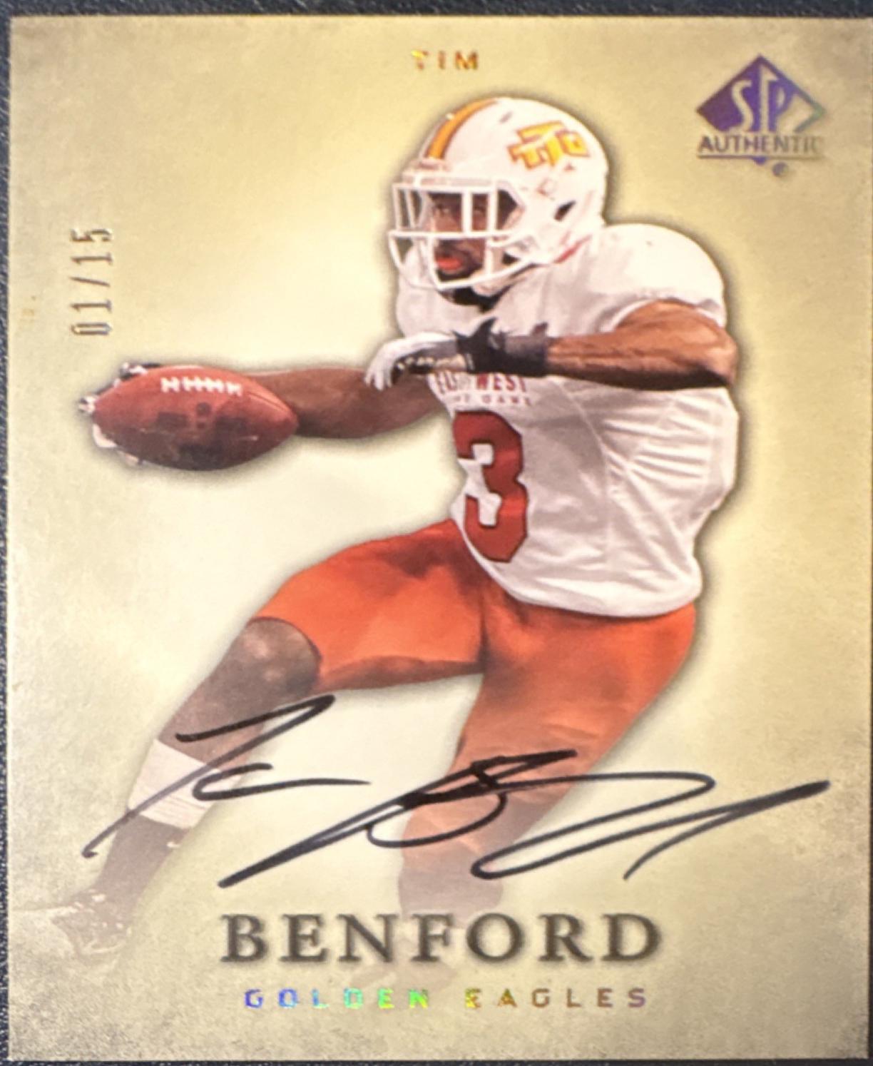 Tim Benford [Autograph Gold] #97