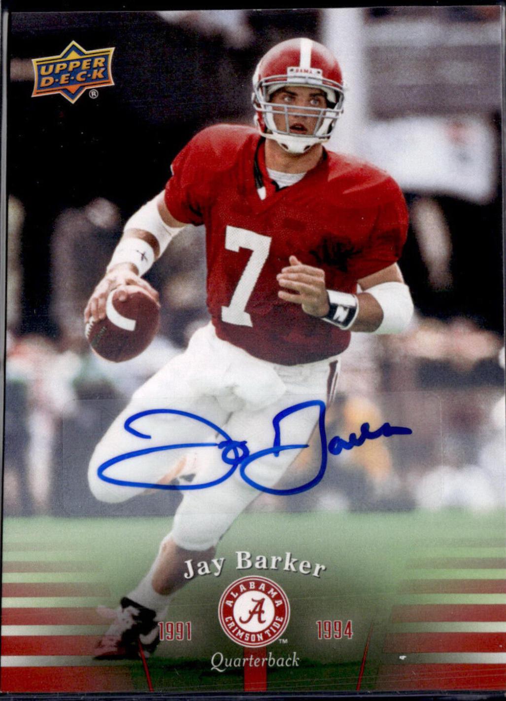 Jay Barker [Autograph] #65