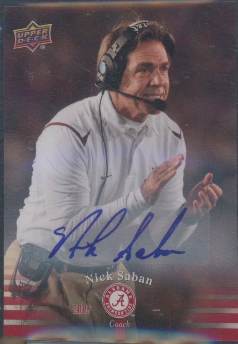 Nick Saban [Autograph] #88
