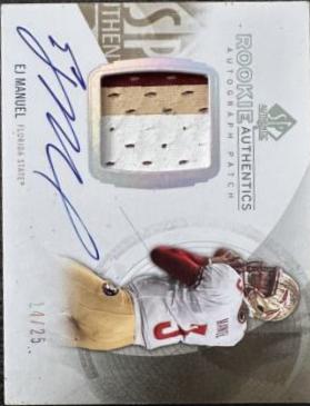 EJ Manuel [Autograph Patch Silver] #182