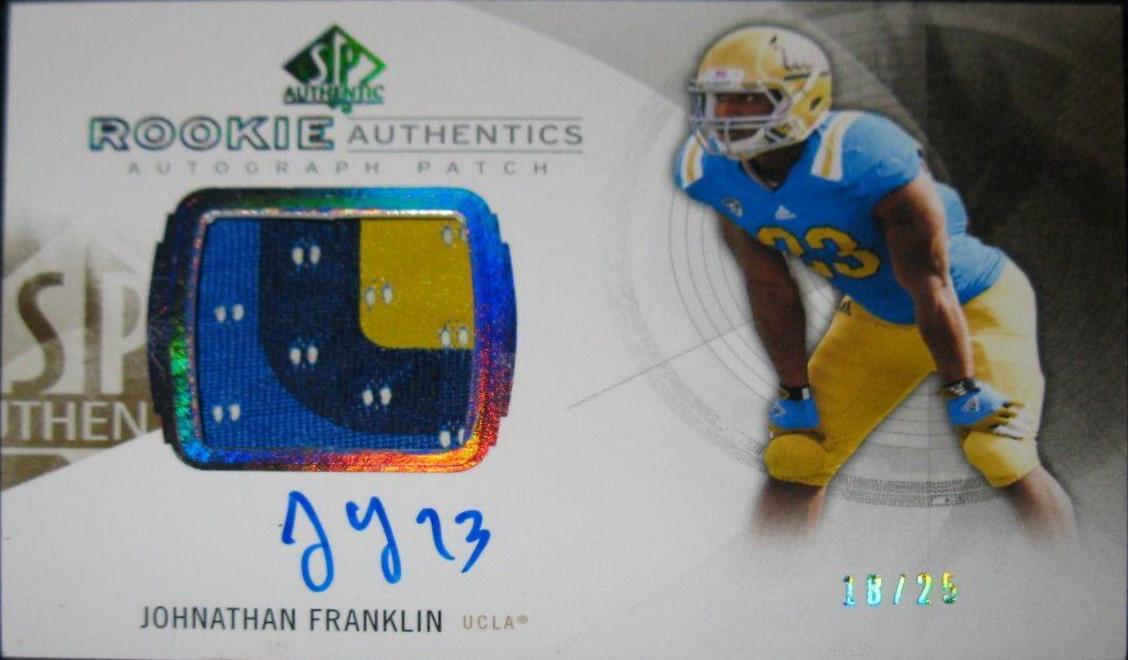 Johnathan Franklin [Autograph Patch Silver] #169