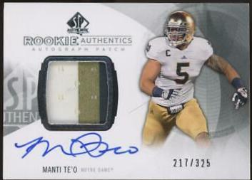 Manti Te'o [Autograph Patch] #184