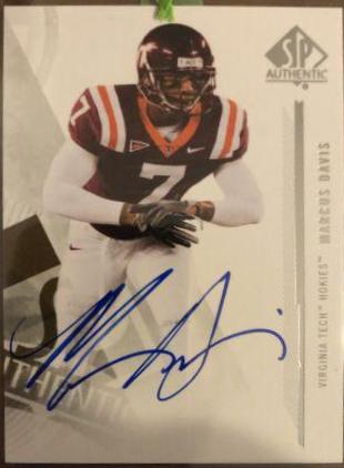 Marcus Davis [Autograph SP Rookies] #52